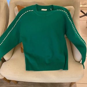Sandro Emerald Green Sweater